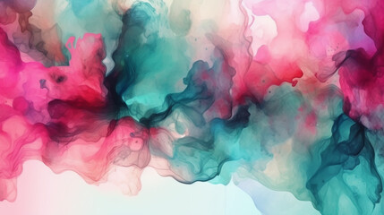 abstract artistic watercolor background. Image Generative AI.
