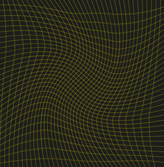 Original background in the form of a golden grid on a black background