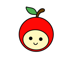 fruit cartoon vector illustration