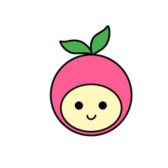 fruit cartoon vector illustration