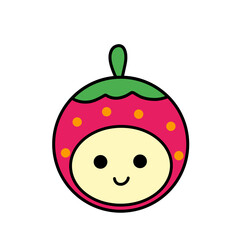 fruit cartoon vector illustration