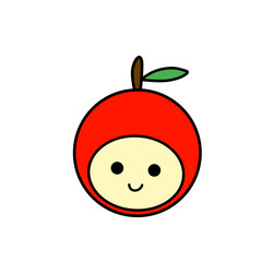 fruit cartoon vector illustration