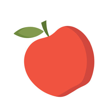 Isolated colored apple fruit icon Vector