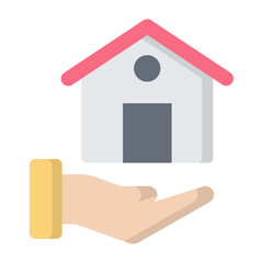 House Protection Flat Icon