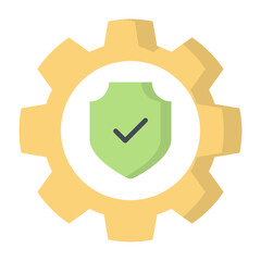 Insurance Setting Flat Icon
