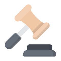 Law Flat Icon