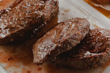 piece of roast beef