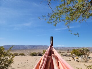 Happy Place in Hammock on Desert