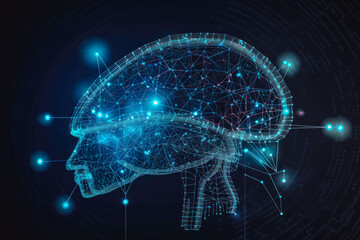 AI Analysis artificial intelligence automation big data. AI, Digital data and machine learning technology and computer brain. Generative AI