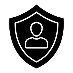 Employee Insurance Glyph Icon