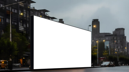 Blank outdoor Event advertisment screen for marketing purpose, Empty LED screen for event advertisment, white LED screen mockup	