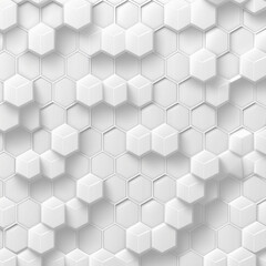 Fototapeta premium Abstract background with hexagonal texture. Generative AI