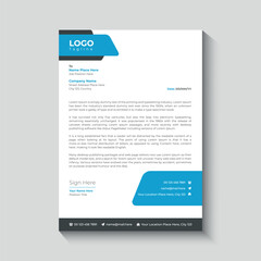 Business Creative letterhead template design
