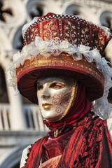 Fototapeta na wymiar Venetian Disguise, Venice Carnival