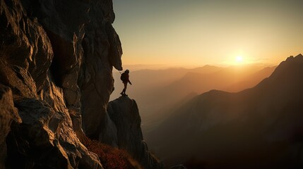 breathtaking panorama of european mountains 