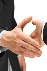 Global Business Handshake concept Partnership