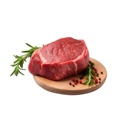 raw meat on a cutting board