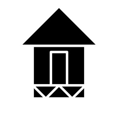 House on stilts icon