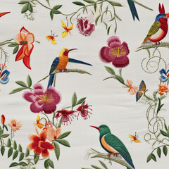 MOZANI STUDIO - REPEATING SEAMLESS TEXTURE
Fashion Statement
The World of Embroidery
Quaint Jungle Birds