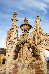  Colomares castle in Benalmadena, dedicated of Christopher Columbus - Spain