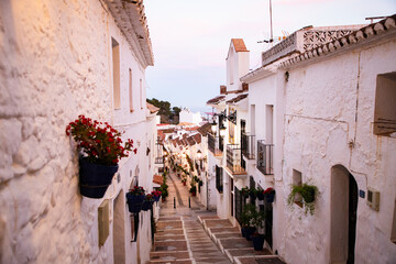 picturesque village of  Mijas. Costa del Sol, Andalusia, Spain