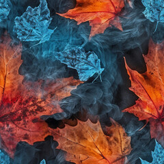 MOZANI STUDIO - REPEATING SEAMLESS TEXTURE
Plants in the Flesh
Abstract Burning Leaves