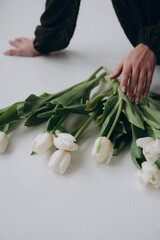 bride with bouquet