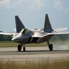 F-22 Raptor is a fighter jet. generative ai