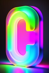 simple neon background, abstract wallpaper - obrazy, fototapety, plakaty