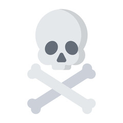 Skull Flat Icon