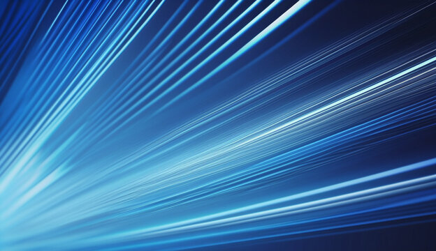Dynamic Blue Lines Abstract Background for Tech Presentations Generative AI