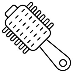 A beautiful design icon of blow dryer brush