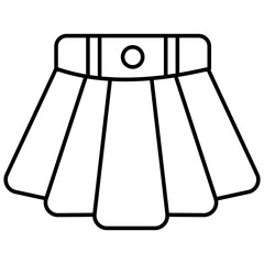 Premium download icon of skirt