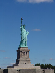 Fototapeta premium Statue of liberty on a sunny day NYC