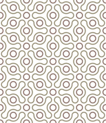 Seamless pattern with a curved lines