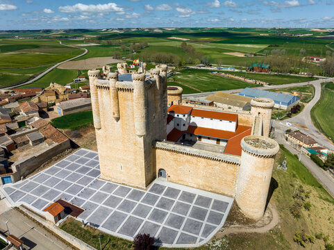 Castle Communards Torrelobaton in Valladolid Spain