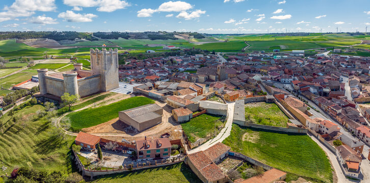 Castle Communards Torrelobaton in Valladolid Spain