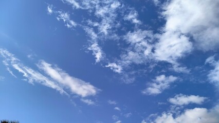 Nature Landscape Clouds Sky Photography, Abstract Cloudy Background