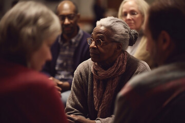 Ai Generated: Ely folks engaged in friendly conversations.