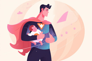 Super Dad AI Generated