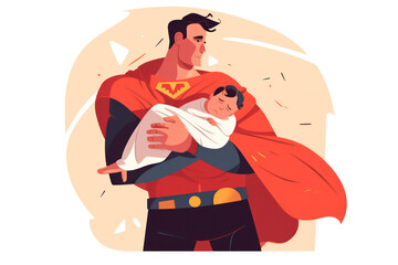 Super Dad AI Generated