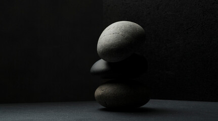 zen stones for podium background