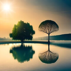 Arbre et vie de terre