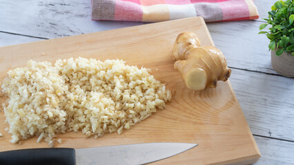 生姜のみじん切り　イメージ