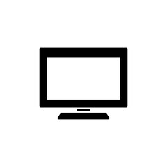 Computer icon vector. computer monitor icon.