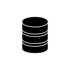 Database icon vector. server icon. storage