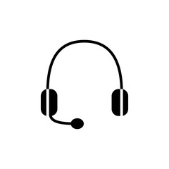 Headphone icon vector. headphones earphones icon. headset