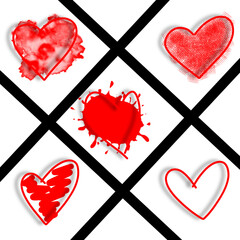 valentine hearts background
