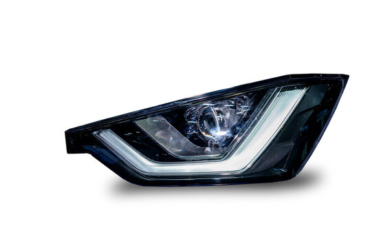 Car headlight technology white car led system