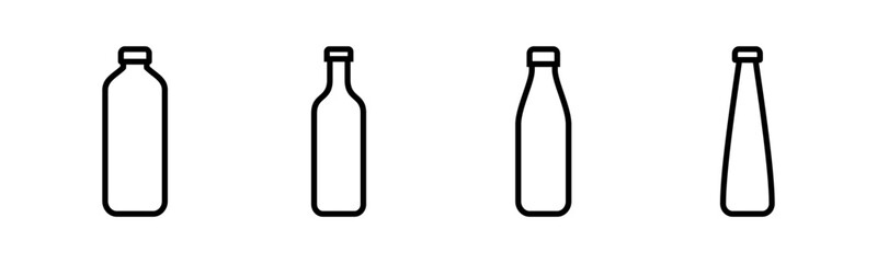 Bottle icon vector illustration. bottle sign and symbol
